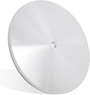 Aluminum Disc Master Base Plate, Aluminum Base Backer Pad 8" x 1/2" Arbor Spindle Grinding Pad for Flat Abrasive Wheels/Slant Cabber Polishing Machine