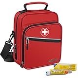 MEDMAX Medikament Tasche, Insulin Kühltasche EpiPen Isolierte Tragetasche, Große Kapazität Notfalltasche für Diabetes-Zubehör, Asthma-Inhalator, Anti-Histamin, Auvi-Q, Allergy Medicine Essentials