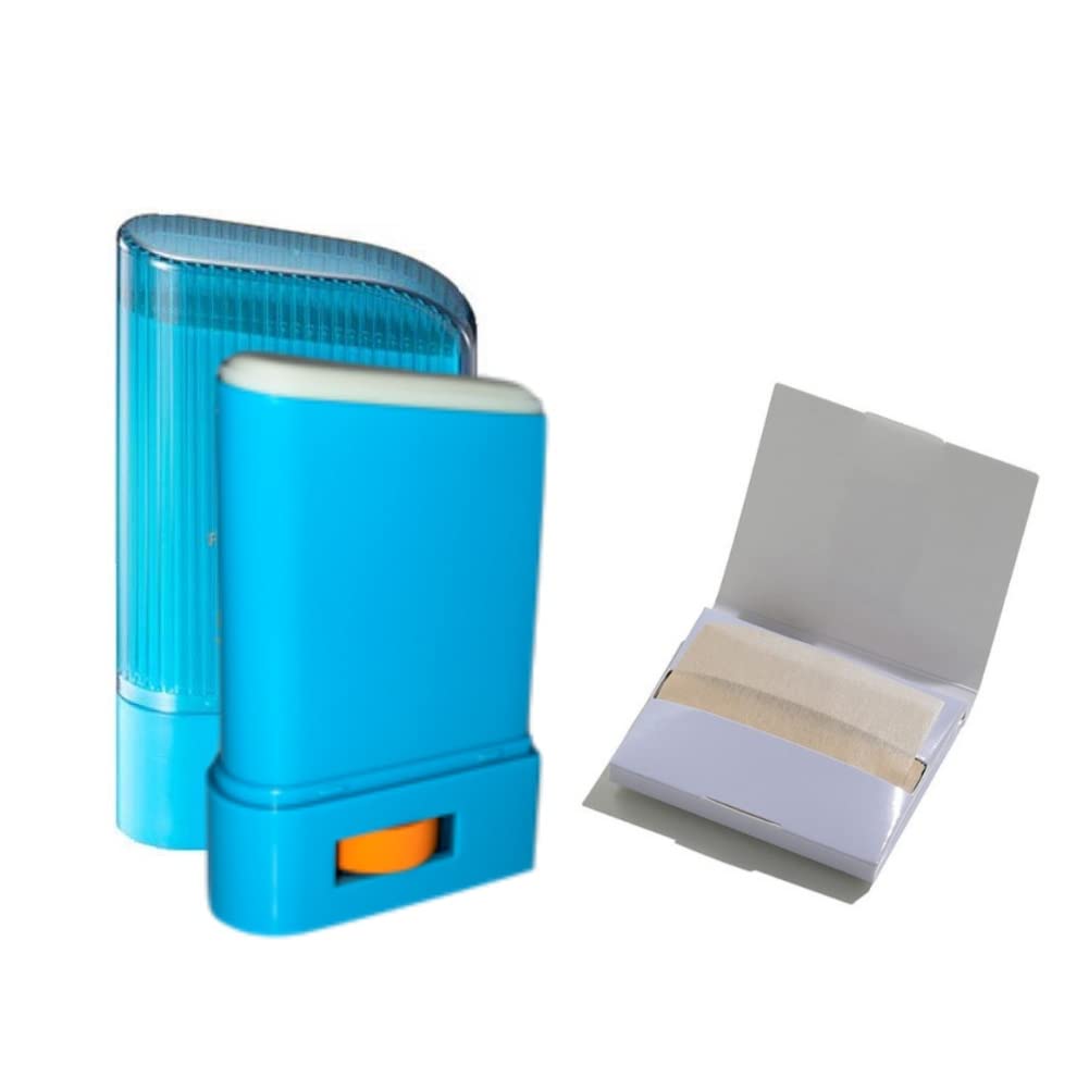 Face Sunstick Oil paper Bundle - Oil paper 100sheet + Natural Sun stick 22g 1pack