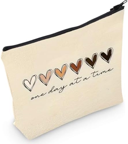 1 Stück Kosmetiktasche Wasserdicht – Mit Herzdesign, 25x17 Cm, Reißverschluss