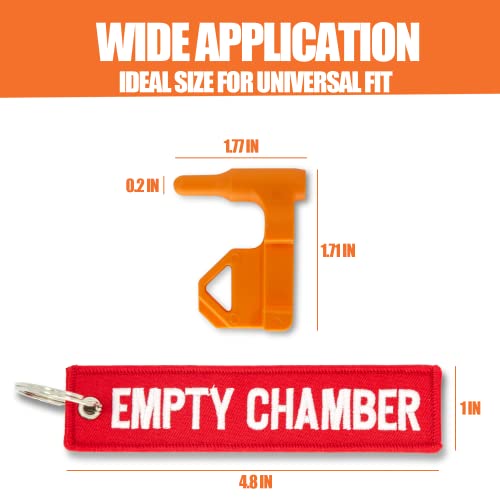 Chamber Safety Flag For Rifle Handgun Shotgun, 6 Safety Flags With 6 Bright Red Tags, For Rifle Handgun Shotgun, Universal Compatibility #TOP3