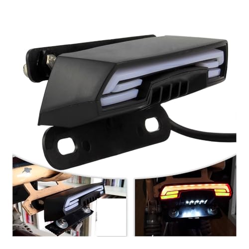 Feux arrière de moto universels clignotants dynamiques feu stop double flash LED - 3