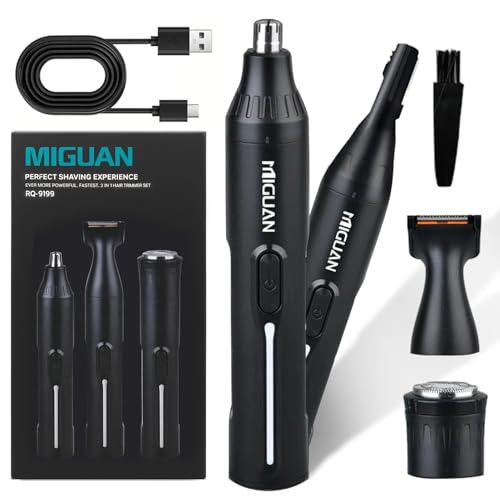 Fululuer Nose Hair Trimmer for Mens and Women | Rechargeable