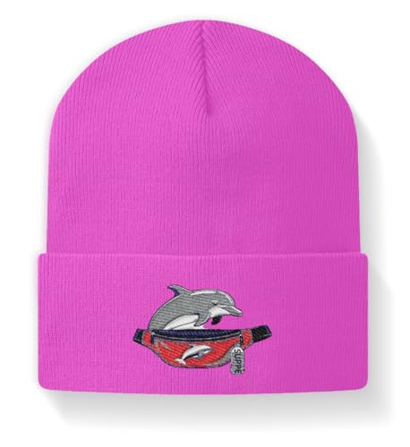 Casquette snapback dauphin fuchsia taille M pour vos soirées d'été