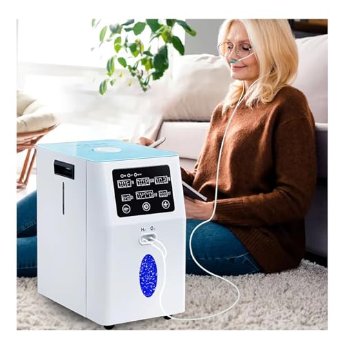 FCADFCA Molecular Hydrogen Water Generator Browns Gas Nano Hydrogen Inhalation Machine 99.9% Purity Hydrogen Producing Breathing Machine 3000ml/min