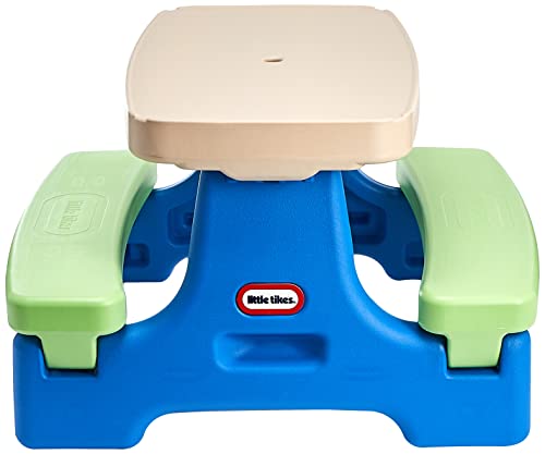 Little Tikes Cape Cottage Playhouse - Blue & Easy Store Jr. Kid Picnic Play Table #TOP6