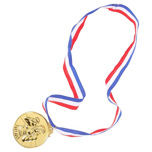 Medallas de boxeo doradas de aleación de zinc y nailon de Outanaya (pack de 5 piezas)