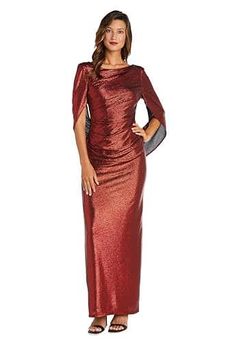 Image of R&M Richards Women's Aurelia Metallic Gown