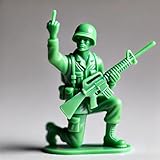 Qklovni Lustige grüne Armeemänner, blaue marineblaue Fingerfiguren, klassisches Militär-Spielzeug-Soldaten-Set mit Fingerpose, Neuheit Mini-Soldatenstatue für Zuhause, Büro, Desktop-Dekorationen,