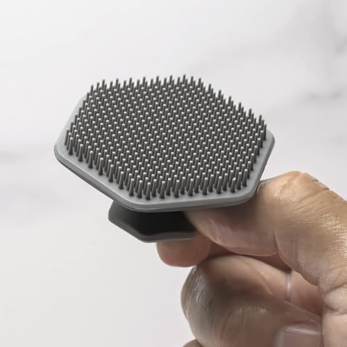CETLO Soft Silicone Face Scrubber - Grey 1 Count - Image 6