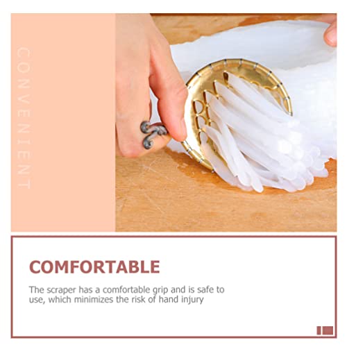 Yardwe Cheese Grater Jelly Fruits Kitchen Scraper Jelly Scraping Scraper Tool Copper Cold Noodle Manual Jelly Scraper Maker Tool Scraper Kitchen Gadget Jelly Fruits Spaetzle Maker Jelly Fruits #TOP6