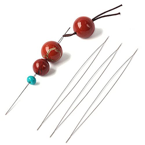 Beading Needles- 5 Sizes Seed Beads Needles Big Eye Beading Needles Collapsible Beading Needles Set For Jewelry Making #TOP2