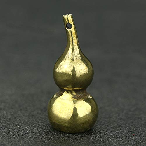 Pendentif en laiton RLKHXBS en forme de gourde pour clés et voiture