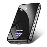 Power Bank 20000mAh, PD3.0 QC4.0 22.5W Fast Charging PD20W USB C Power Bank Portable Charger With LCD Display Compatible with iPhone 17 16 15 14 13 Android and more