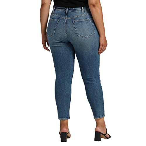 Silver Jeans Co. Women's Plus Size High Rise Tapered Leg Mom Jean3