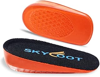 Skyfoot Orthopedic Heel Lift Inserts, Shock Absorption and Cushioning Height Increase Insoles for Achilles Tendonitis Relief, Heel Spurs, Heel Pain and Plantar Fasciitis (Large - 4/5