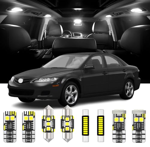 14 Piezas Juego de Luces LED Interiores para Mazda 6 GG miniatura 1