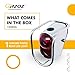 Gazoz Performance Bike LED Tail Light, Vintage Rear Light with Chrome Look - Classic Tour Bicycle Accessories (LM-002)