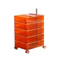 Amazon.co.jp: カラーラック ワゴン キャスター付き 5段トレイ