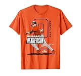 License Champs | Gunnar Henderson Baltimore MLBPA T-Shirt - Orange, Small