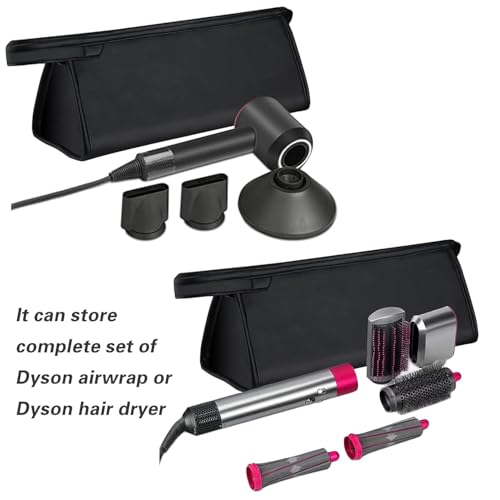 Image of Suicune Portable Travel Organizer for Airwrap Styler and Attachments, Travel Storage Bag Compatible with Airwrap Styler