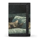 Matériau de haute qualité : le portefeuille chat allongé sur le canapé est fabriqué en polyester de qualité supérieure, qui n'est pas facilement endommagé. Par rapport à d'autres portefeuilles en cuir, les portefeuilles en polyester ont une durée de vie plus longue et sont adaptables à différents environnements. Même si vous transpirez pendant le sport, vous n'avez pas à vous soucier des dommages. La qualité est très bonne