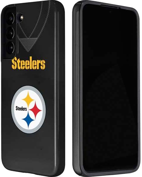 Skinit Pro Phone Case Compatible with Galaxy S22 - Officially Licensed NFL Pittsburgh Steelers Team Jersey Design