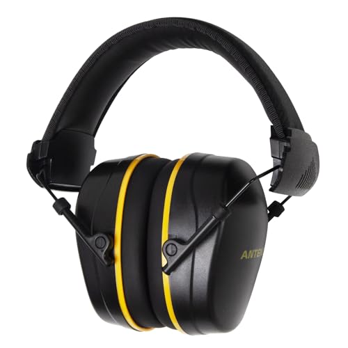 29dB Ear Muffs for Noise Reduction, Retractable Hearing Protection for Shooters, Foldable Noise Cancelling Headphones Kids, Sound Proof Headphones for Adults, for Shooting, Construction, Mowing