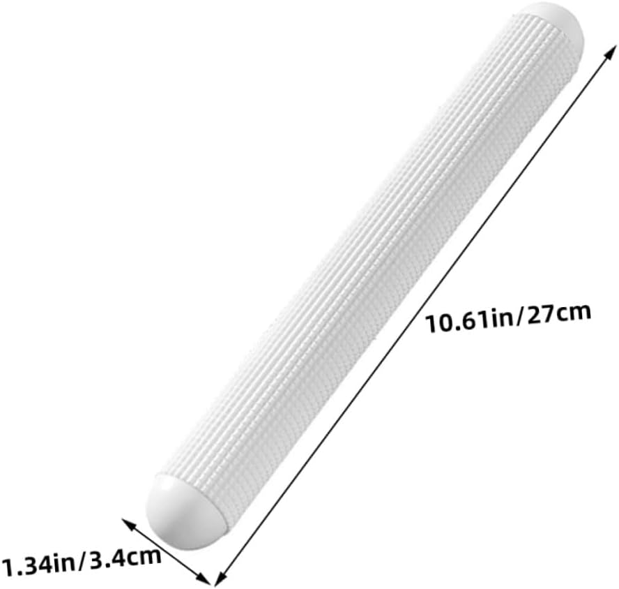SHINEOFI 6pcs Non-stick Plastic Rolling Pin Set for Dough Baking, Compact Exhaust Dough Roller for Pastry, Pizza, Bread, and Pasta Preparation