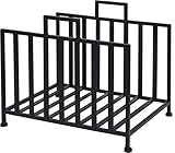 Wood Logs Storage Firewood Stand Basket Rectangle Fireplace Patio Rack Holder