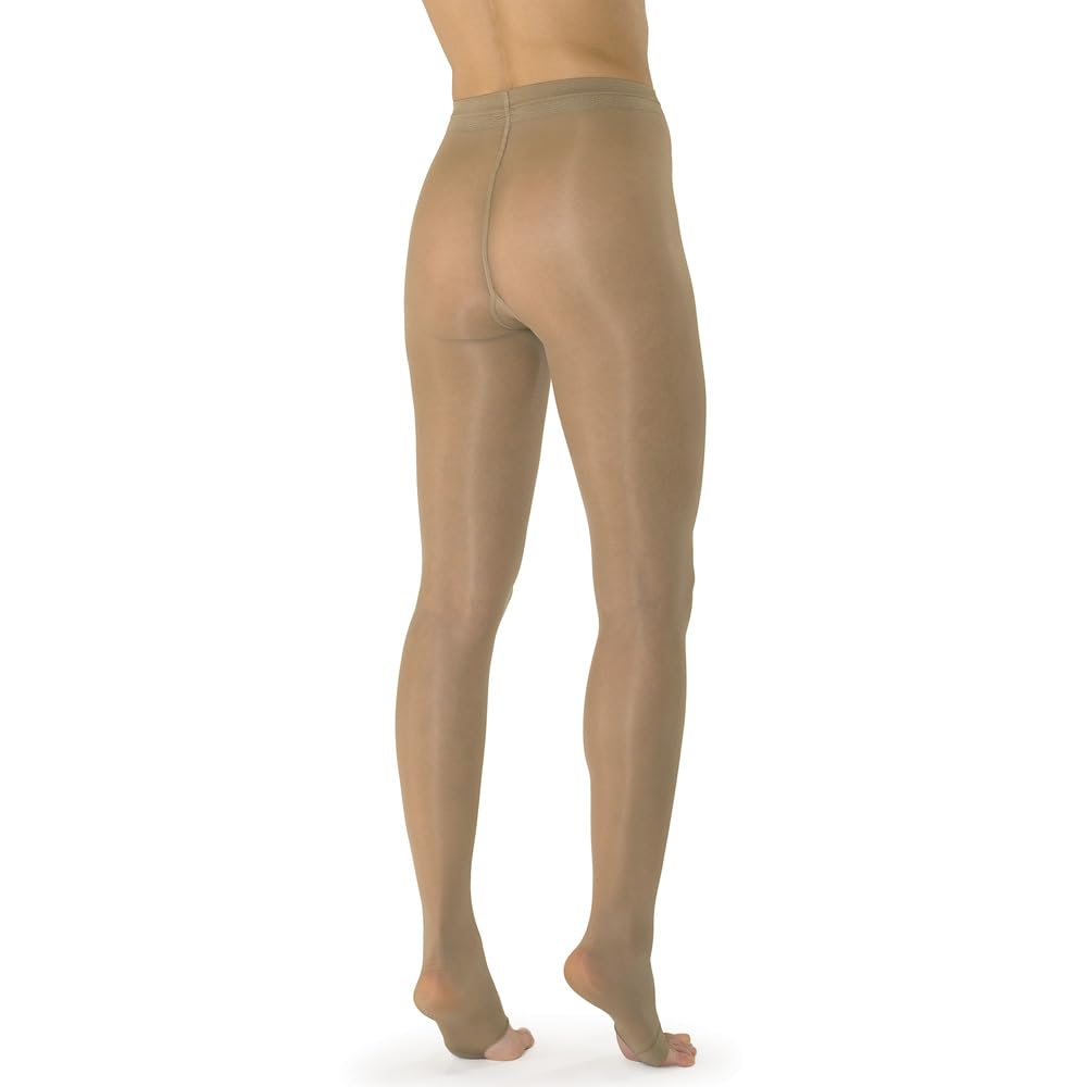 SOLIDEA Donna Collant Venere 140 Open Toe Compressione Graduata 18/21 mmHg Collant 140 Denari, Collant Donna| Collant Infradito