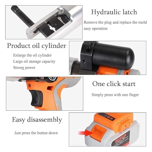 Outils de sertissage hydrauliques autonomes pour câbles de forte section - 5