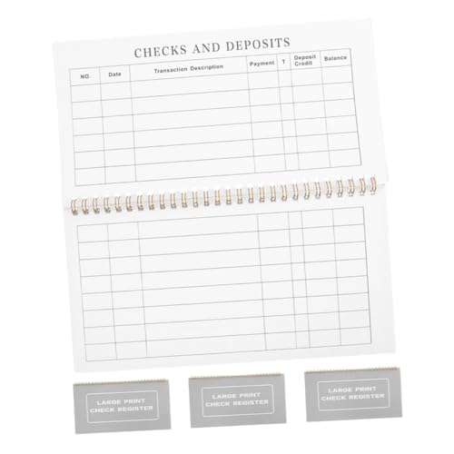 Carnet de suivi bancaire portable idéal pour gérer ses chèques à la maison et en voyage