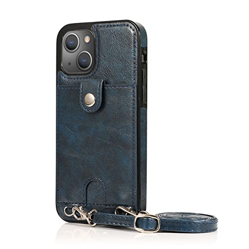 Étui en cuir bleu iPhone 13 Pro Max pour sublimer votre mobile