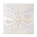 Elegant Invitations Cards Kits, Gospire 20PCs Laser Cut Lace Wedding Party Invitations Cards with Printable Paper and Envelopes for Engagement Wedding Marriage Birthday Bridal Bride Shower Party