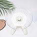 Hamster Flying Saucer Silent Running Exercise Wheel for Hamsters, Gerbils, Mice,Hedgehog and Other Small Pets Silent Running Wheel Hamster Wheel (White)