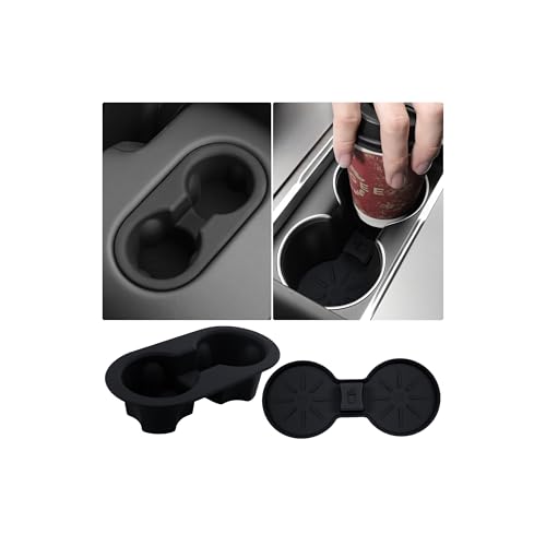 2PCS Insertos de Portavasos Tesla Model Y Juniper