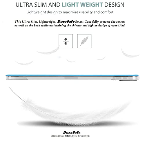 Image of DuraSafe Cases for iPad PRO 11 Inch 2 [ Pro 11 2nd 2020 ] Generation A2228 A2068 A2230 MY232HN /A MXDC2HN /A MXDE2HN /A MXDD2HN /A MXDF2HN /A MXDH2HN /A Ultra Slim Smart Auto Sleep /Wake PC Cover - Blue