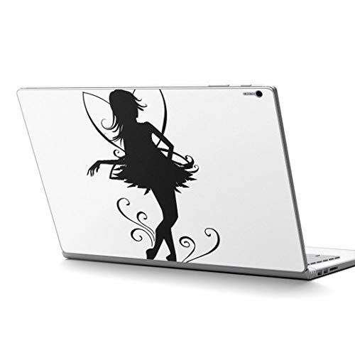 igsticker Surface Book / Book2 / Book3 13.5inch ブック2 専用 スキンシール サーフェス ブック2 カバー ケース フィルム ステッカー アクセサリー 保護 001641 ユニーク 妖精 女の子