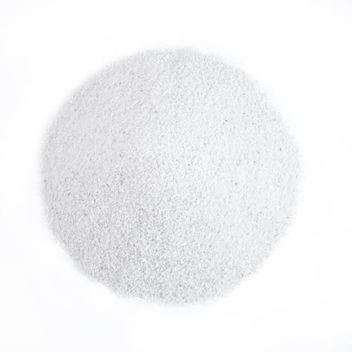 Image of 100% Natural Sand, Multi-Purpose Natural Silica Sand for Aquarium Subatrate, Fire Pits, Garden Landscaping, Decorative Sand for Vase Filler, Candle, Wedding, Home Decor, 10LB, White