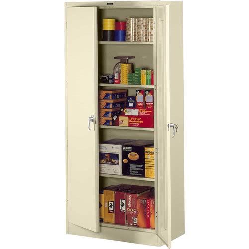 Tennsco Deluxe Storage Cabinet 7218DLX 214 - Welded 36" W x 18" D x 72" H Sand