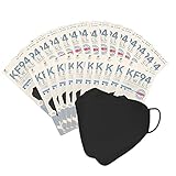[Pack of 25] EZWell Korean Face KF94 Mask – Soft and Durable Korea Face Mask for Adults – Protective Health Face Mask for Dust and Smoke – 4-Layer Protective Filter [Individually packaged] BLACK