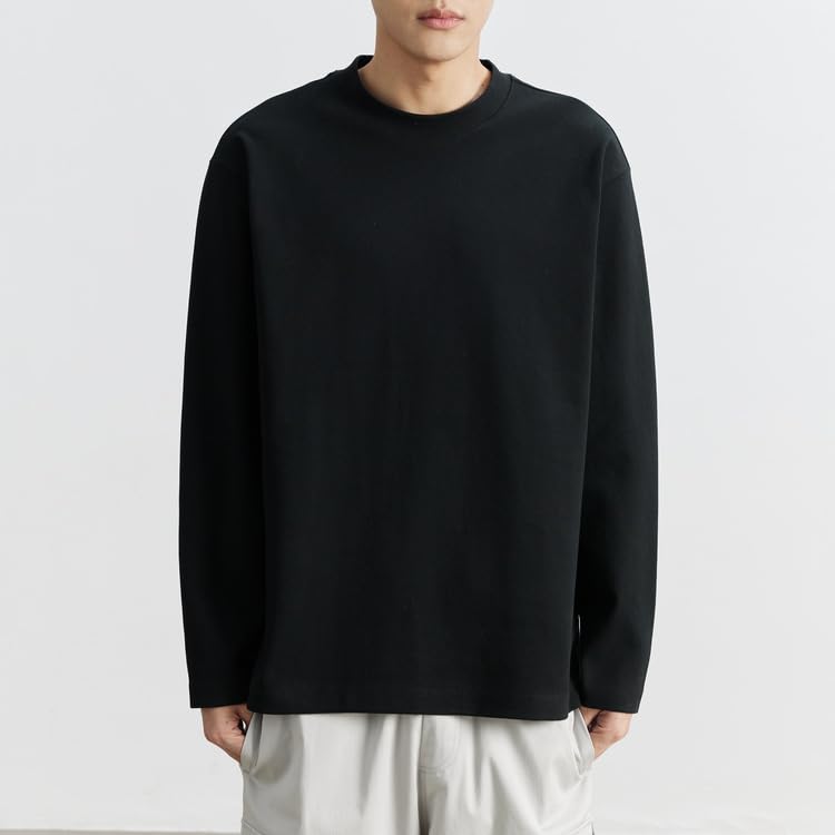 Men's Autumn and Winter Round Neck Pullover Sweashirt with Warm Embroidery Loose Knitted Sweashirt4