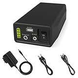 TalentCell 12V LiFePO4 Battery Pack LF4100, 2000 Cycles Rechargeable 12.8V 6000mAh 76.8Wh Lithium Iron Phosphate Battery with DC 12/9 Volt and 5V USB Output for LED Strip, CCTV Camera, Mobile and More