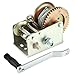 QWORK Trailer Winch – 3500 lbs Capacity, Hand Winch Hand Crank with Steel Cable Wire, Heavy Duty Rope Crank, Boat Trailer Cable