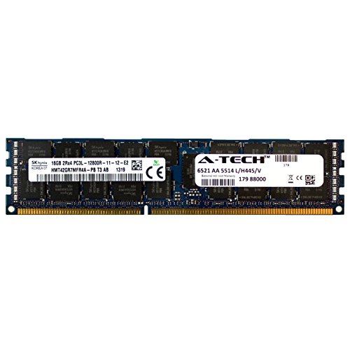 A-Tech Hynix 16GB W[ PC3-12800 1.35V Dell Precision Workstation T5600 20D6F T7500 SNPJDF1MC/16G T7600 A6996807 T5500 A2626071