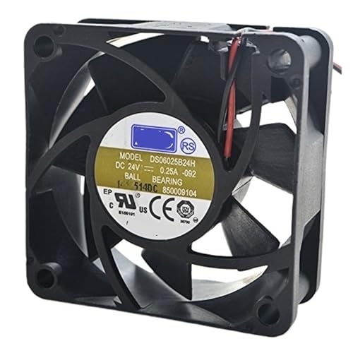 Ventilateur de refroidissement 24V silencieux à double bille 6cm