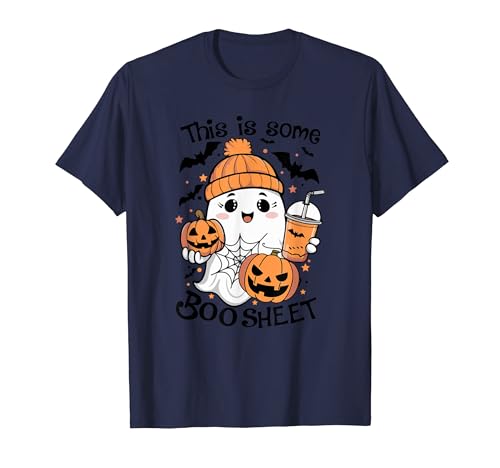This is some boo sheet geist kaffee cartoon halloween t-shirt
