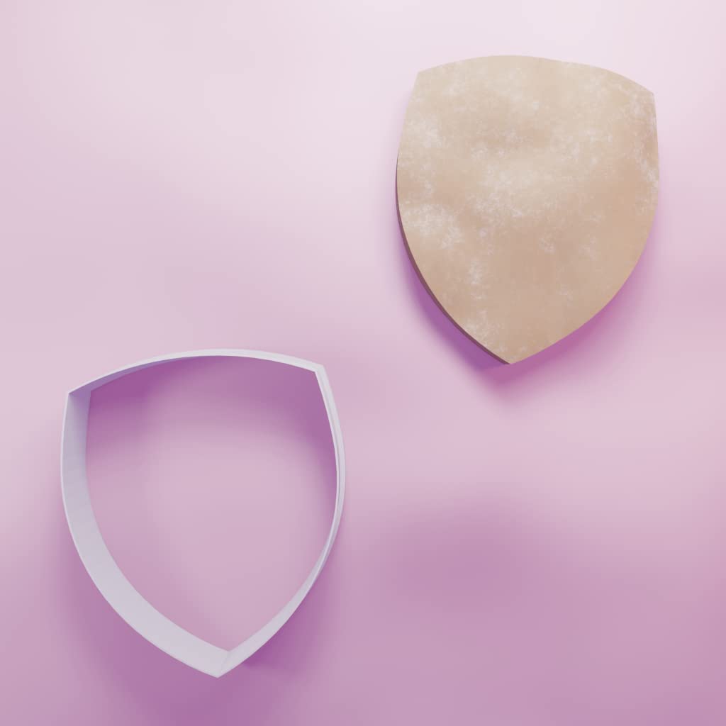 Shield Badge Cookie Cutter - 3 Sizes, White, 7cm - Image 4