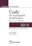  Code de la propriété intellectuelle 2015